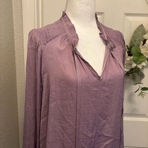 Vera Wang Lavender Long Sleeve Blouse